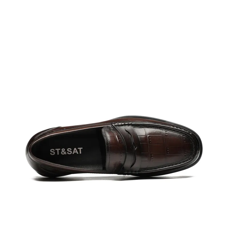 ST&SAT Men's Casual Shoes Men Low Top-7