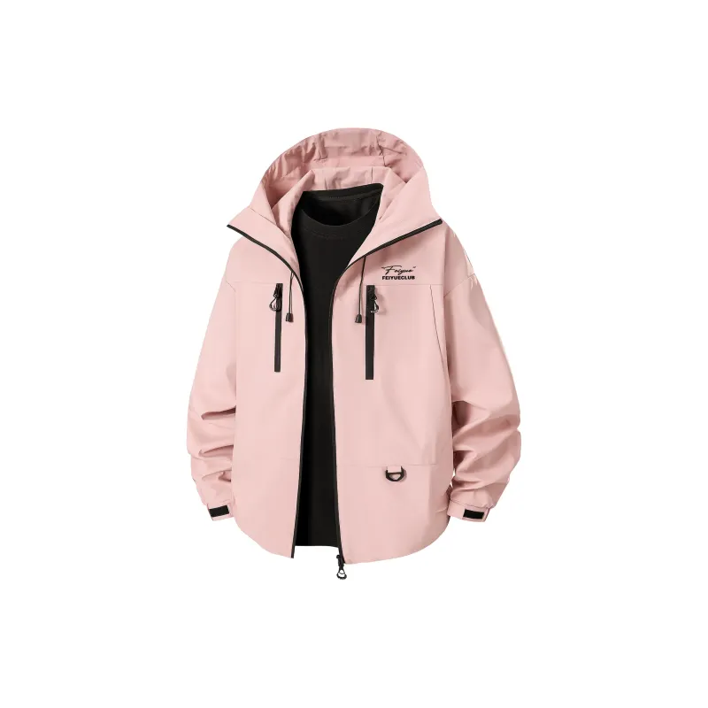 Feiyue Water-Resistant Windproof Warm Water-Repellent Windbreaker Jacket Unisex-39