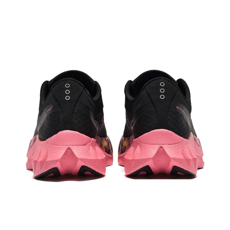 Saucony Endorphin Pro 4 Abrasion-Resistant Low-Top Running Shoes Unisex Black Pinkish-3