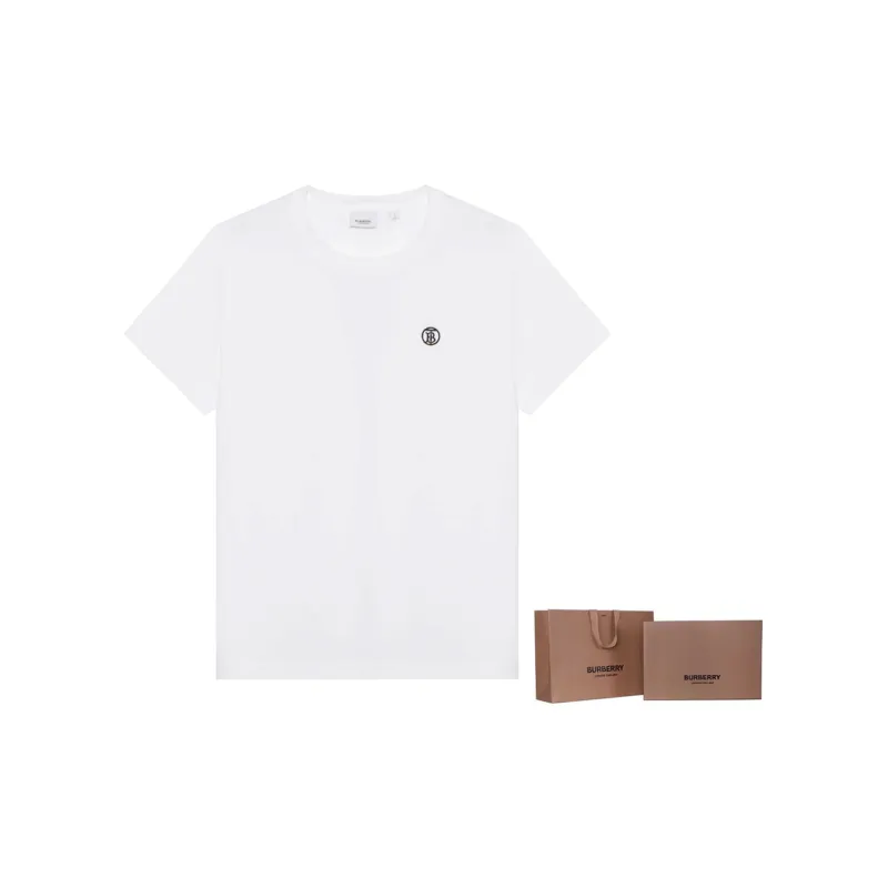 Burberry Monogram Motif Cotton T shirt-10