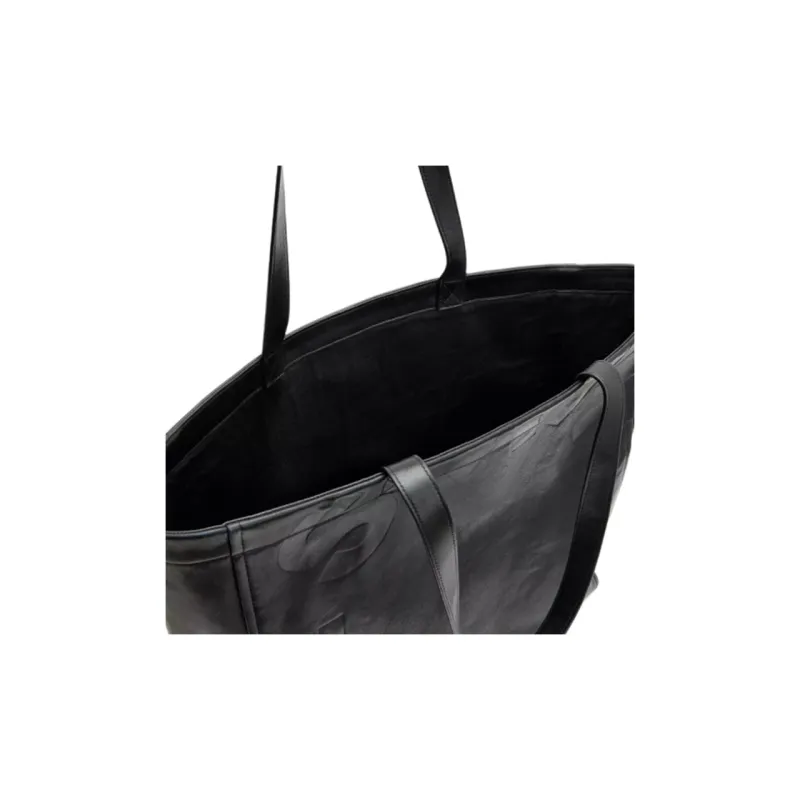 ALLSAINTS Sheepskin Tote Bag Shopping Bag Shoulder Bags Men's Black-3