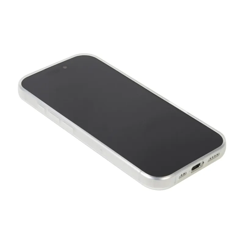 Mexileo TPU Material Extra Thin Icy Clear White Phone Cases Compatibility  Apple/IPhone 16/15/14/13/Pro/Max Minimalist-3