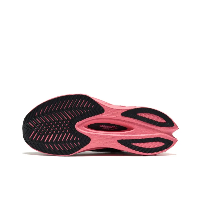 Saucony Endorphin Pro 4 Abrasion-Resistant Low-Top Running Shoes Unisex Black Pinkish-4