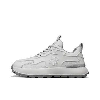 NFL New Orleans Saints Wrapping, Wear Resistant And Non Slip Low Top Casual Shoes Men's Gray