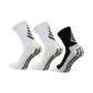 Crew Soccer Socks 3 Pack (White/White/Black)