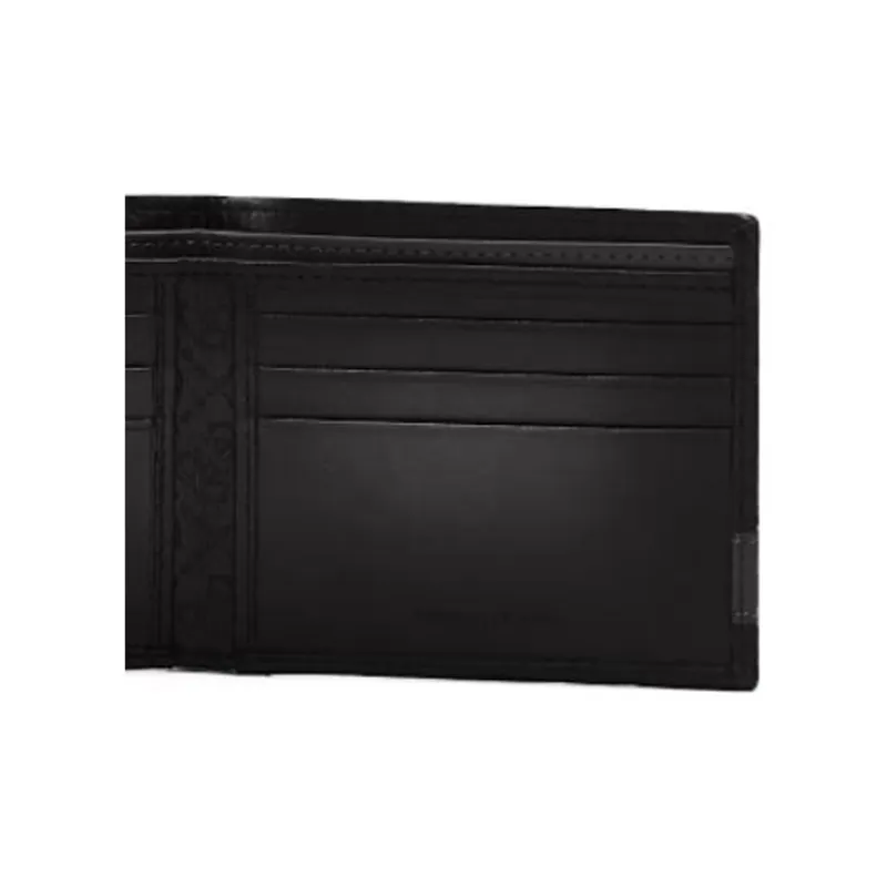 GUESS Genuine Leather Wallet Men's Black-4