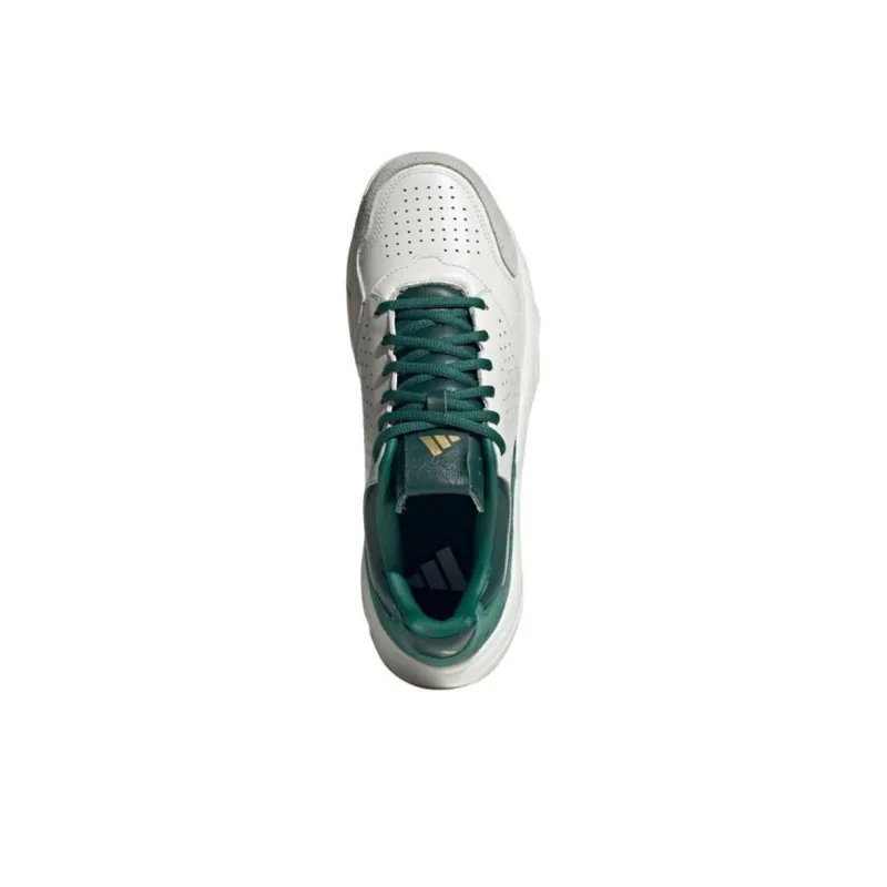 Adidas Courtjam Control 3 Premium Core White Collegiate Green-5