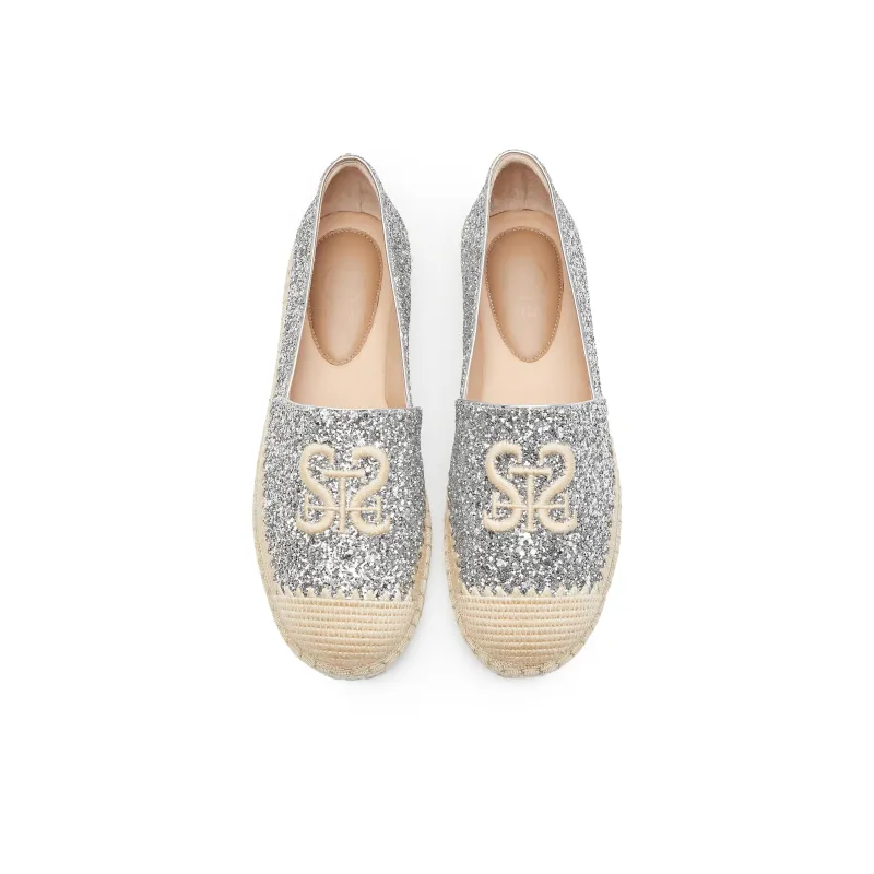 Staccato Classic Barley Shoes Collection Espadrilles Women's Silver-3