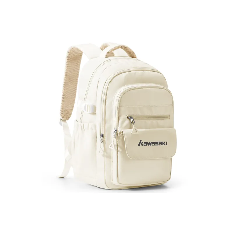 Kawasaki Fabric Backpack Regular Unisex Light Blue/Light Gray/Ecru-11
