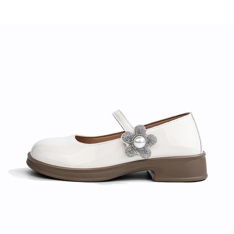 RENBEN Loafers Women's Ecru, Khaki-5