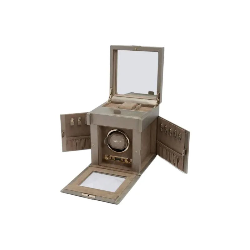 WOLF Single Digit Watch Winder Gray Unisex-1