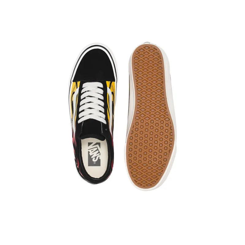 Vans Old Skool 36 Lx Warped Tour Black Flame-3
