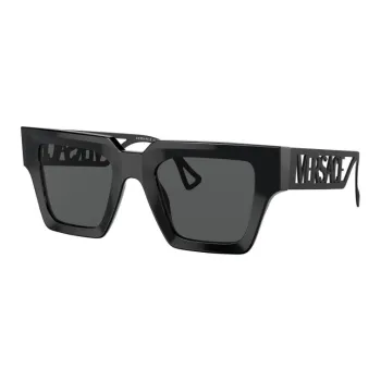 FANSIZHE Acetate Metal Irregular Shape Sunglasses Women's Black