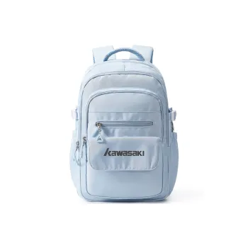 Kawasaki Fabric Backpack Regular Unisex Light Blue/Light Gray/Ecru