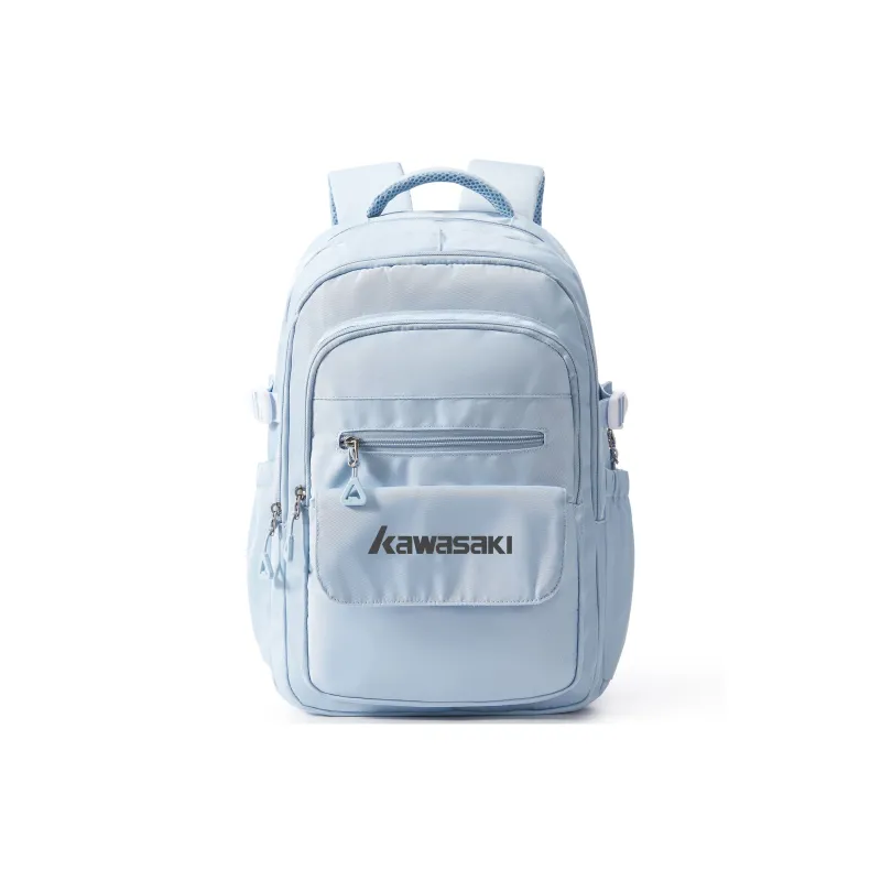 Kawasaki Fabric Backpack Regular Unisex Light Blue/Light Gray/Ecru-0