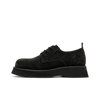 New Korea Men's Casual Shoes Men Low Top Black Gray/Gray/Camel