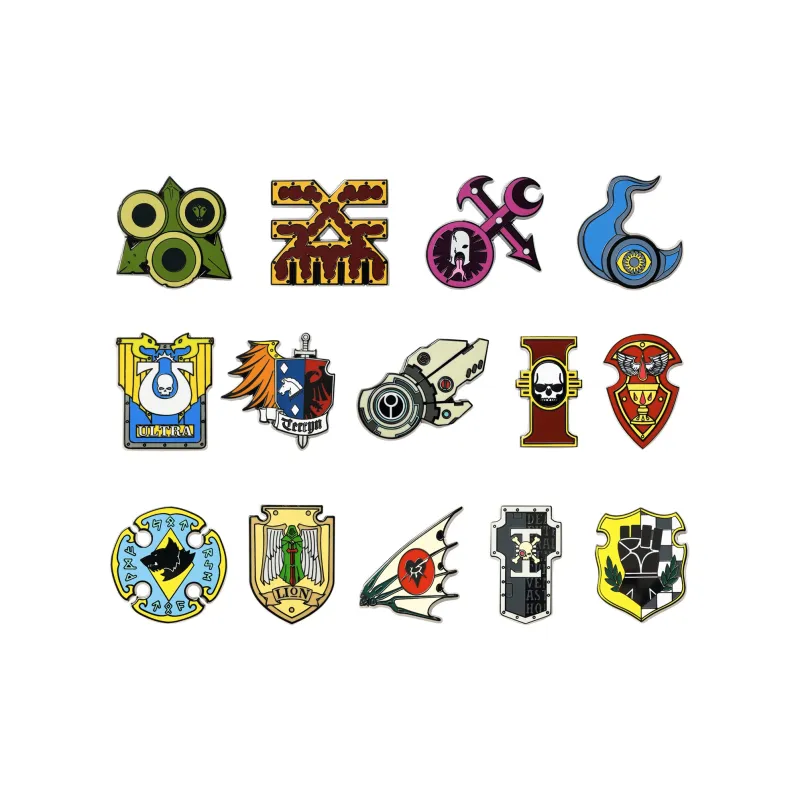 STARFORGED The Seal Of Corruption Multicolor Enamel Brooch Celestial Forge Warhammer 40K Faction Collection Badges-2
