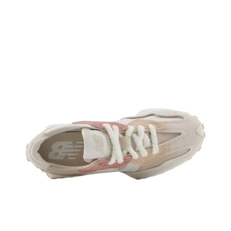 New Balance NB 327 Anti Slip Wear Resistant Low Top Casual Shoes Unisex Ecru-2