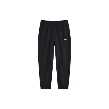 LiNing Knitted Sports Pants Unisex Black