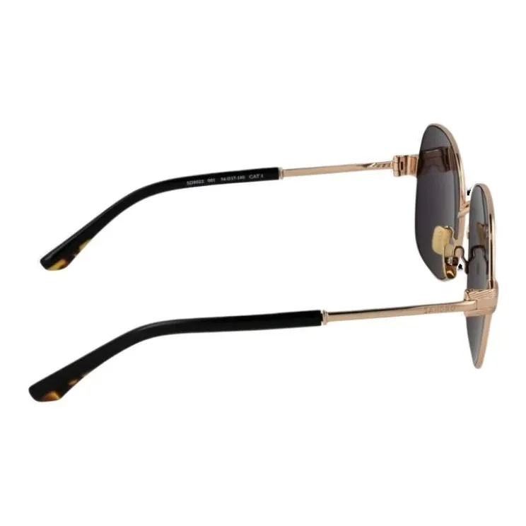 Sandro Acetate Round Sunglasses Women's Yellow-1
