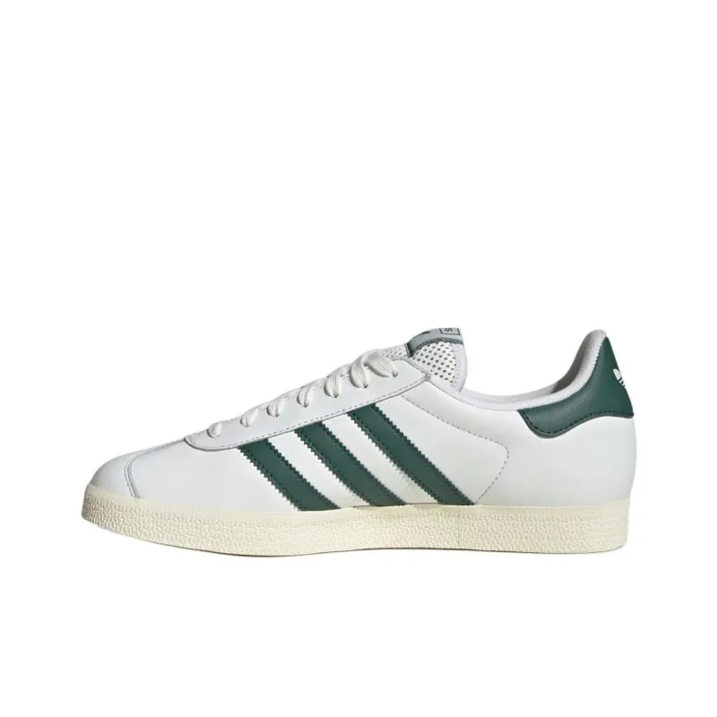 Adidas Gazelle Core White Collegiate Green Cream White-1
