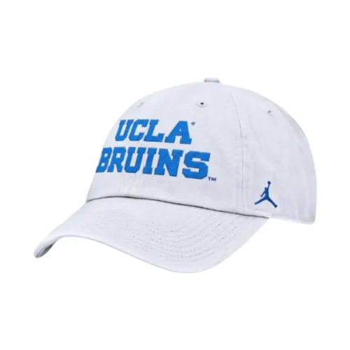 Jordan 100% Cotton Baseball Caps Men's White