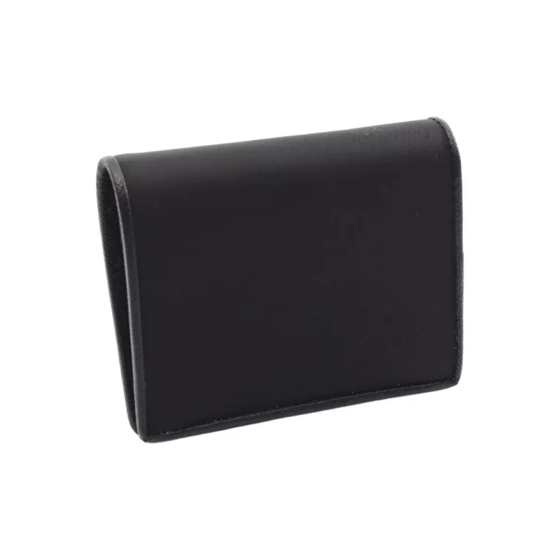 PRADA Leather Wallet Women's Black-1