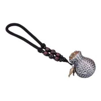 QINGFU 999 Fine Silver Handlebar Piece Unisex