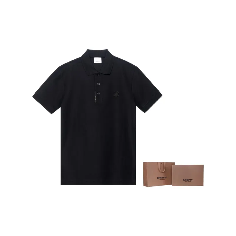 Burberry Monogram Motif Cotton Pique Polo-9