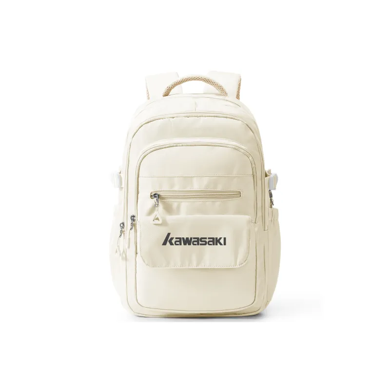 Kawasaki Fabric Backpack Regular Unisex Light Blue/Light Gray/Ecru-10