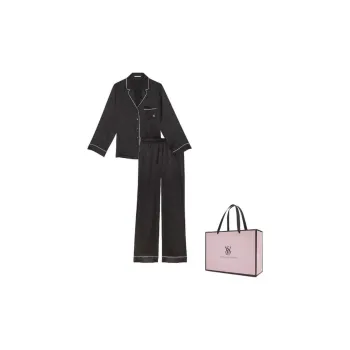 Victoria's Secret Heartbeat Selection 24 Major Shows Collection THE MIX Pajama Set Women's Black