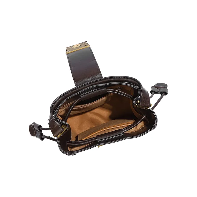 OCTSUI PU Bucket Bags Shoulder Bag Crossbody Bag Handbag Women's Multicolor-5