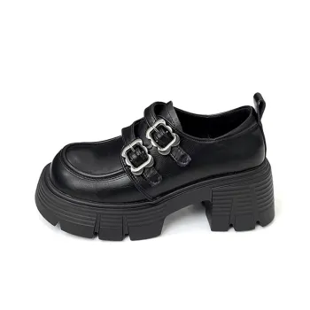 SHUMO Chunky Heel High Heels 6.5CM Women's