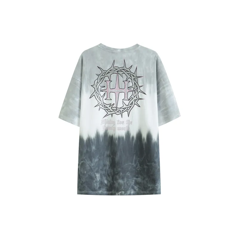 HARDY HARDY T-Shirt Unisex Gray White-1
