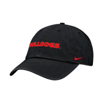 Nike Georgia Bulldogs Core Club Mascot Wordmark Men's Nike College Adjustable Hat
