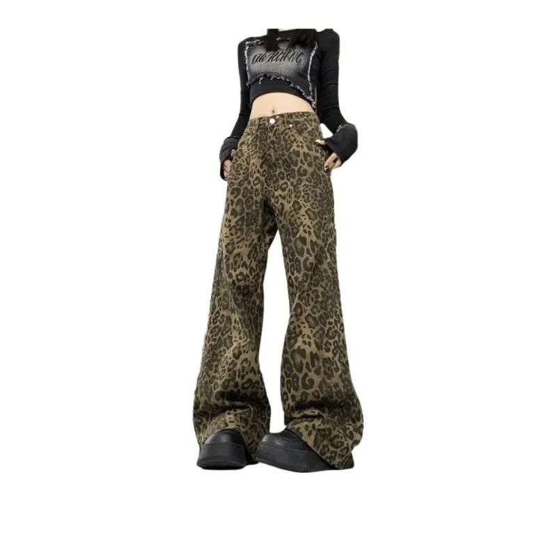 Extreme Turbo Jeans Unisex Leopard Print-2