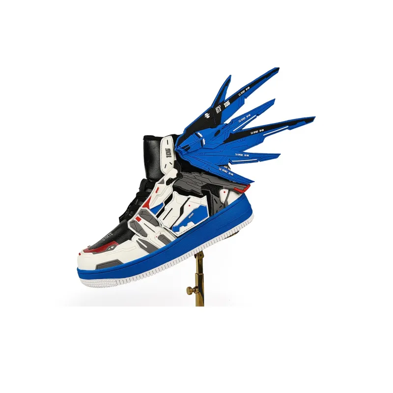 HERR TIGER Slip-Resistant Breathable High-Top Skateboard Shoes Unisex-4