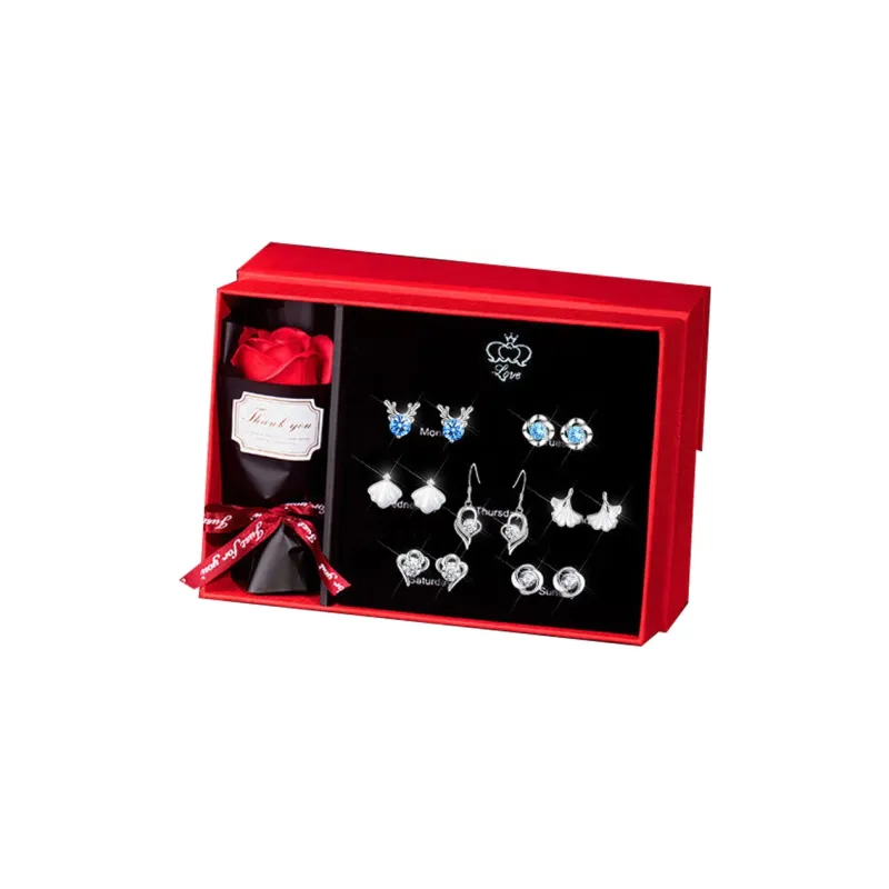 GAGA S925 Sterling Silver Stud Stud Earrings Women's-0