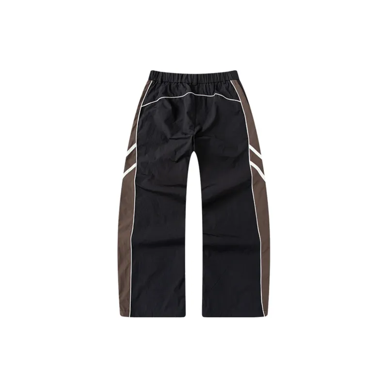 ENSHADOWER Casual Pants Unisex Black Brown-1