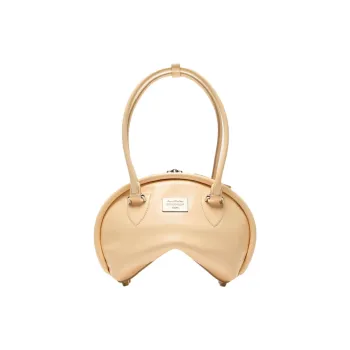 Acne Studios Calfskin Shoulder Bag Mini Women's Vanilla Yellow
