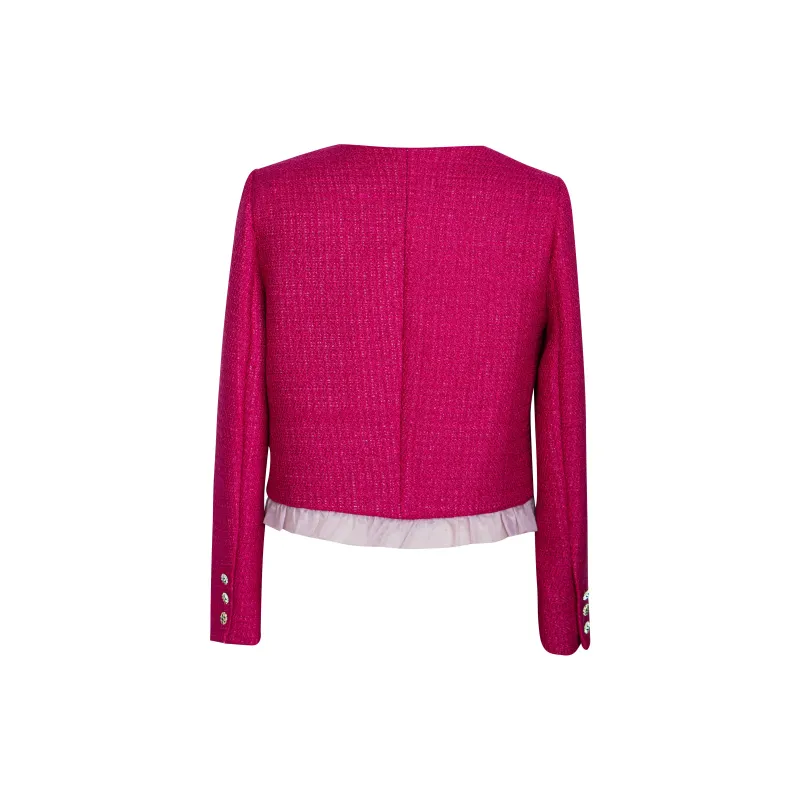ROEYSHOUSE Jackets Coats Women's Dragon Fruit Red-1