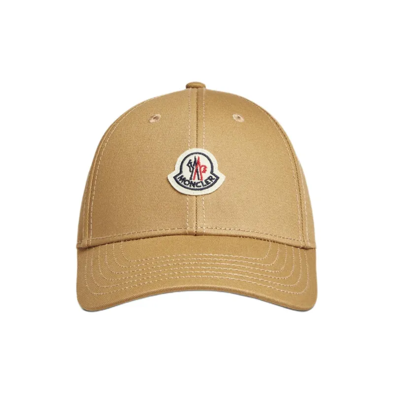 Moncler Logo Patch Curved Peak Baseball Cap-0