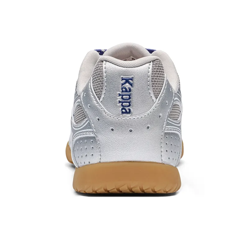 Kappa Back to Back Anti Slip Wear Resistant Low Top Casual Shoes Unisex Gray Silver-4