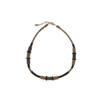 Brunello Cucinelli Embellished Woven Necklace