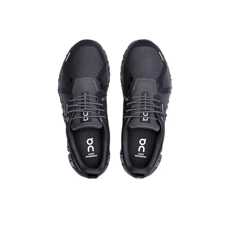 On Running Cloud 6 Waterproof All Black Women's-4