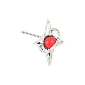 GUDUD Alloy Stud Earrings Men's-7