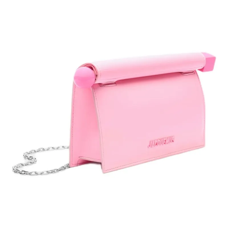 Jacquemus Rond Carré Logo Detailed Clutch Bag-1
