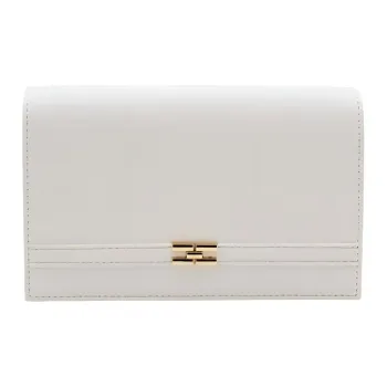 Elisabetta Franchi PU Shoulder Bag Women's Beige