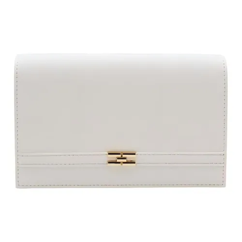Elisabetta Franchi PU Shoulder Bag Women's Beige