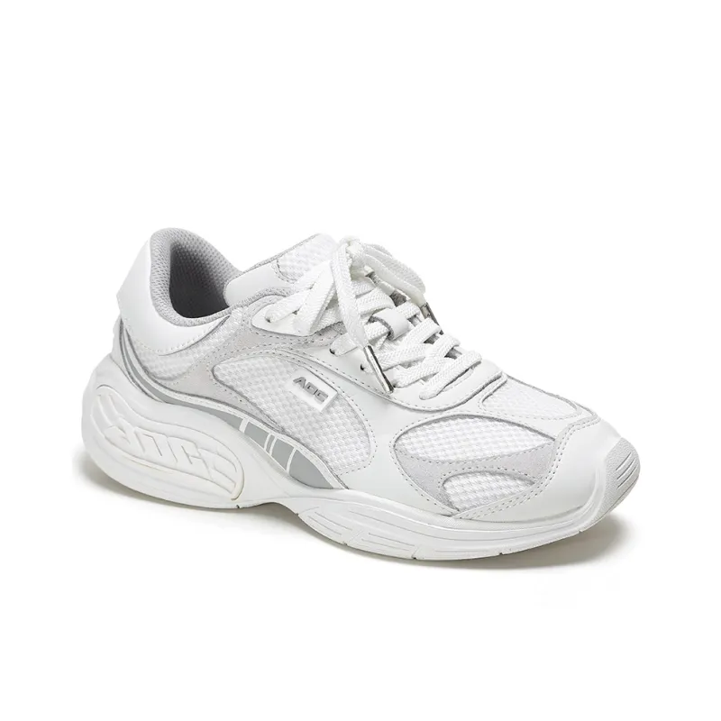 ADCDAVINCI Functional Wind Series Lightweight Anti Slip And Wear Resistant Low Top Casual Shoes Unisex White Gray-1
